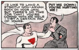 How Superman Would Win the War [I love these panels, but I wish they had been scanned in better -m]